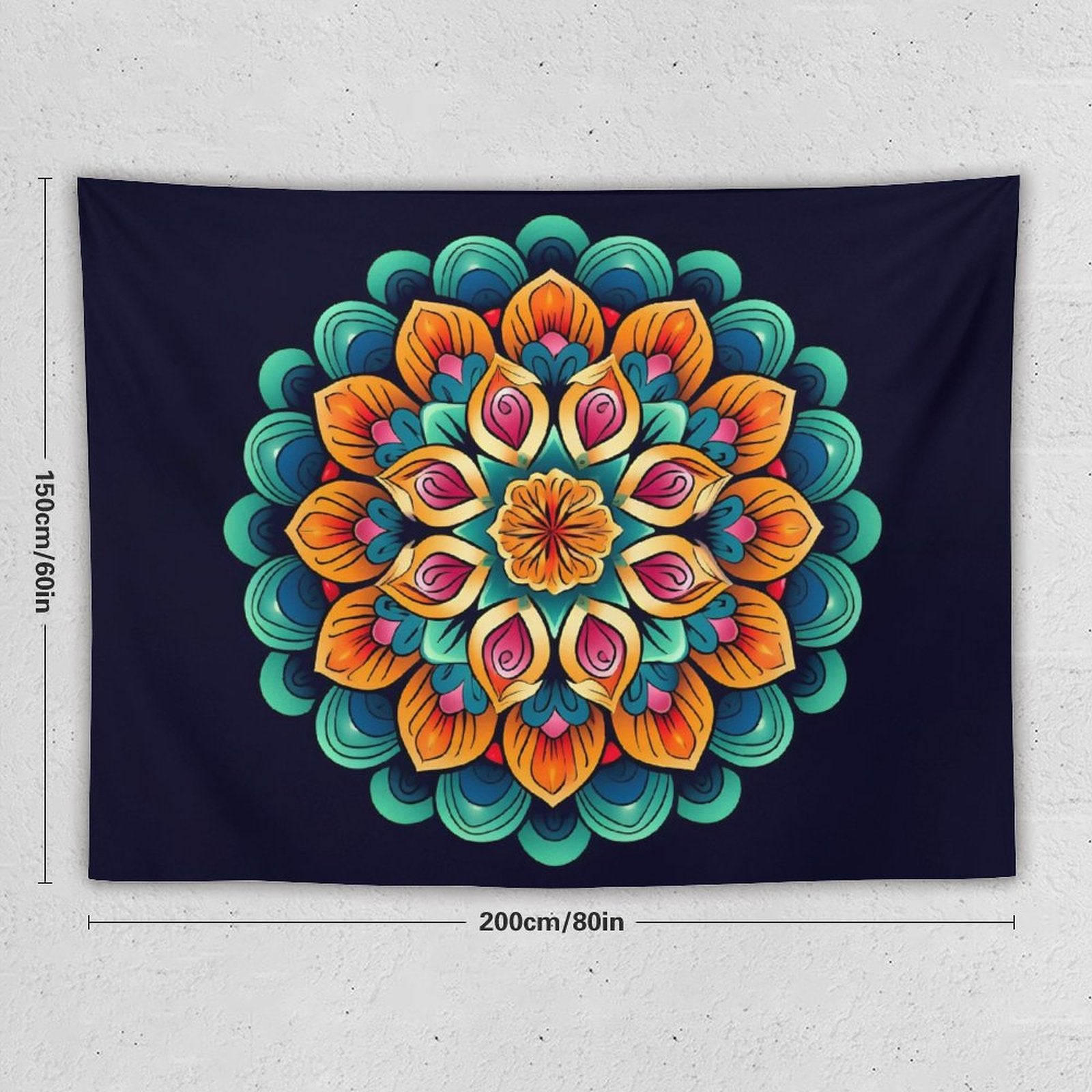 Tapiz de pared de flores