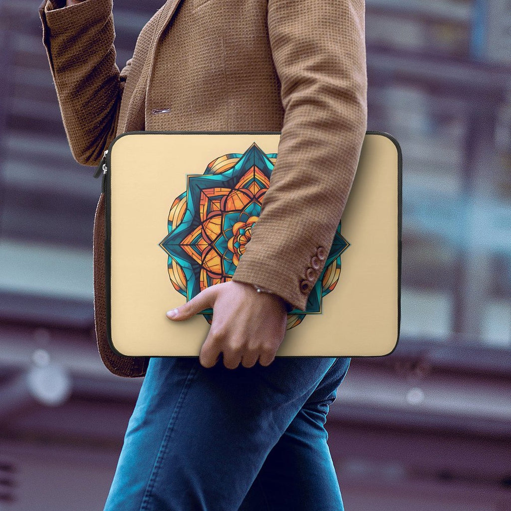 Funda geométrica para portátil