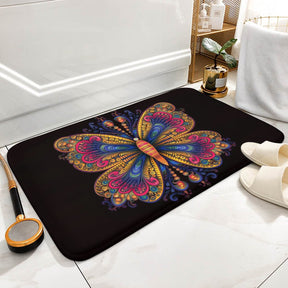 Butterfly Coral Velvet Rug