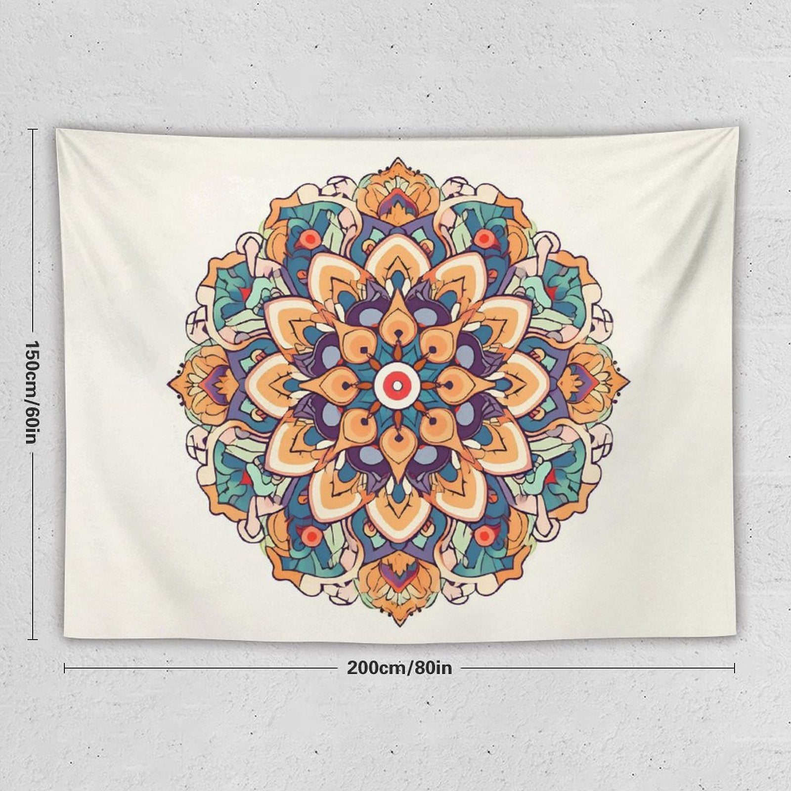 Tapiz de pared de flores