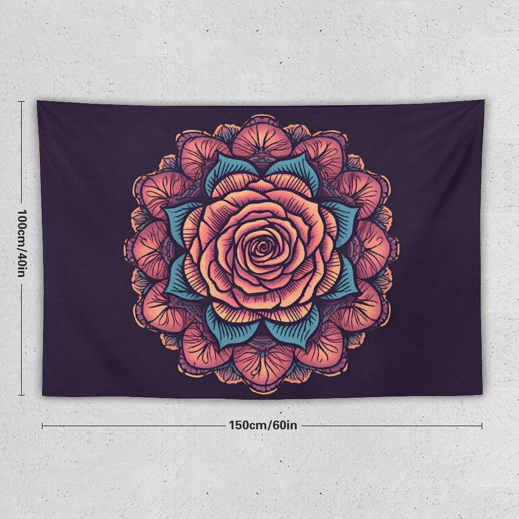 Rose Wall Tapestry