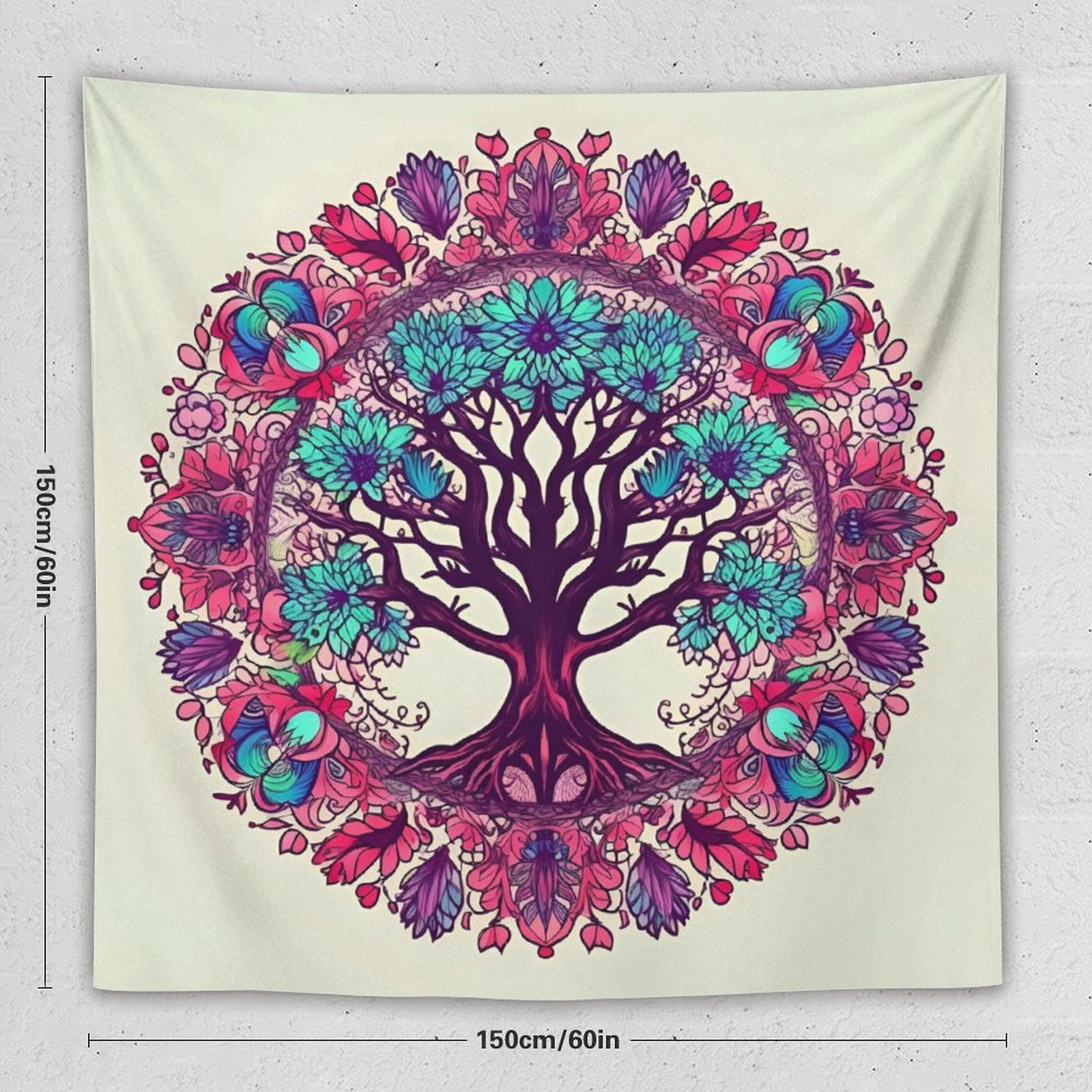 Tapiz de pared de árbol