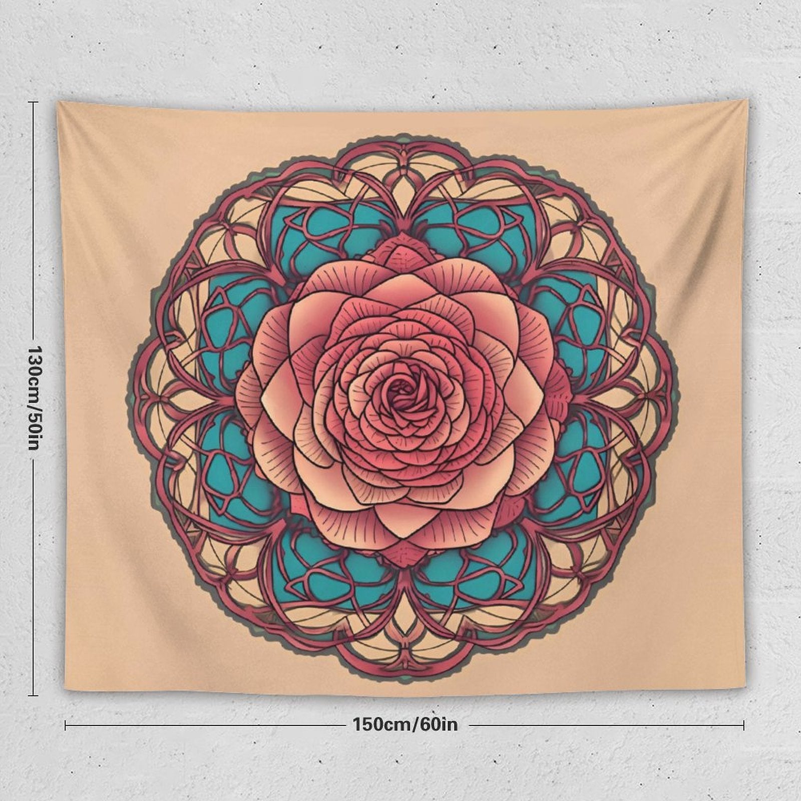 Rose Wall Tapestry