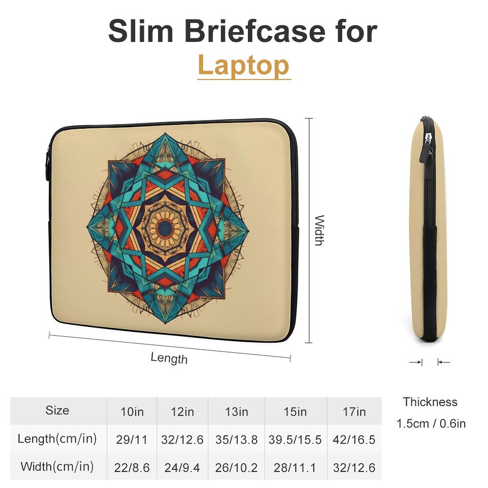 Geometric Laptop Sleeve