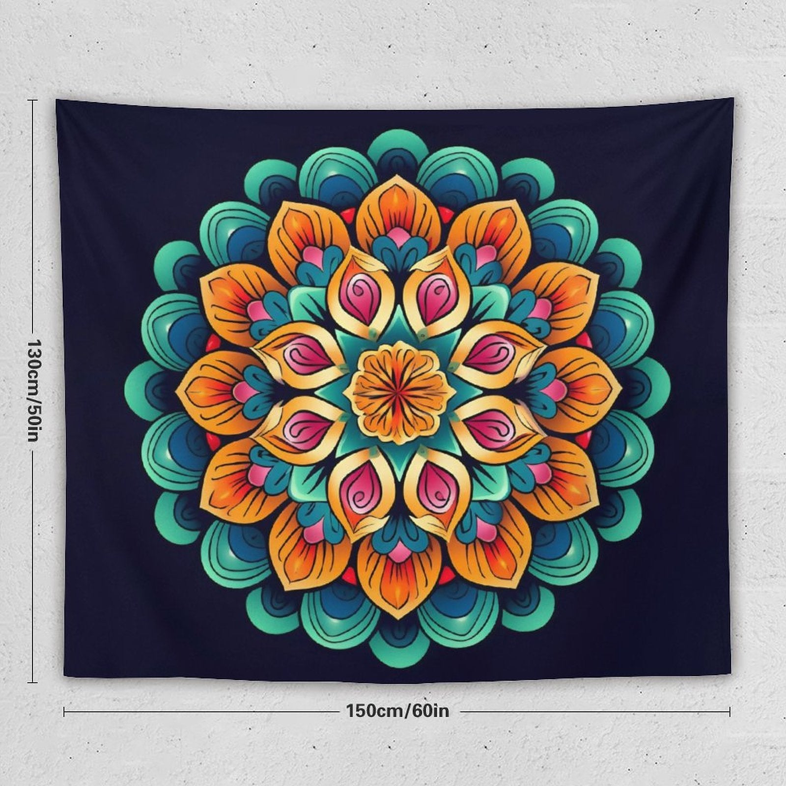 Tapiz de pared de flores