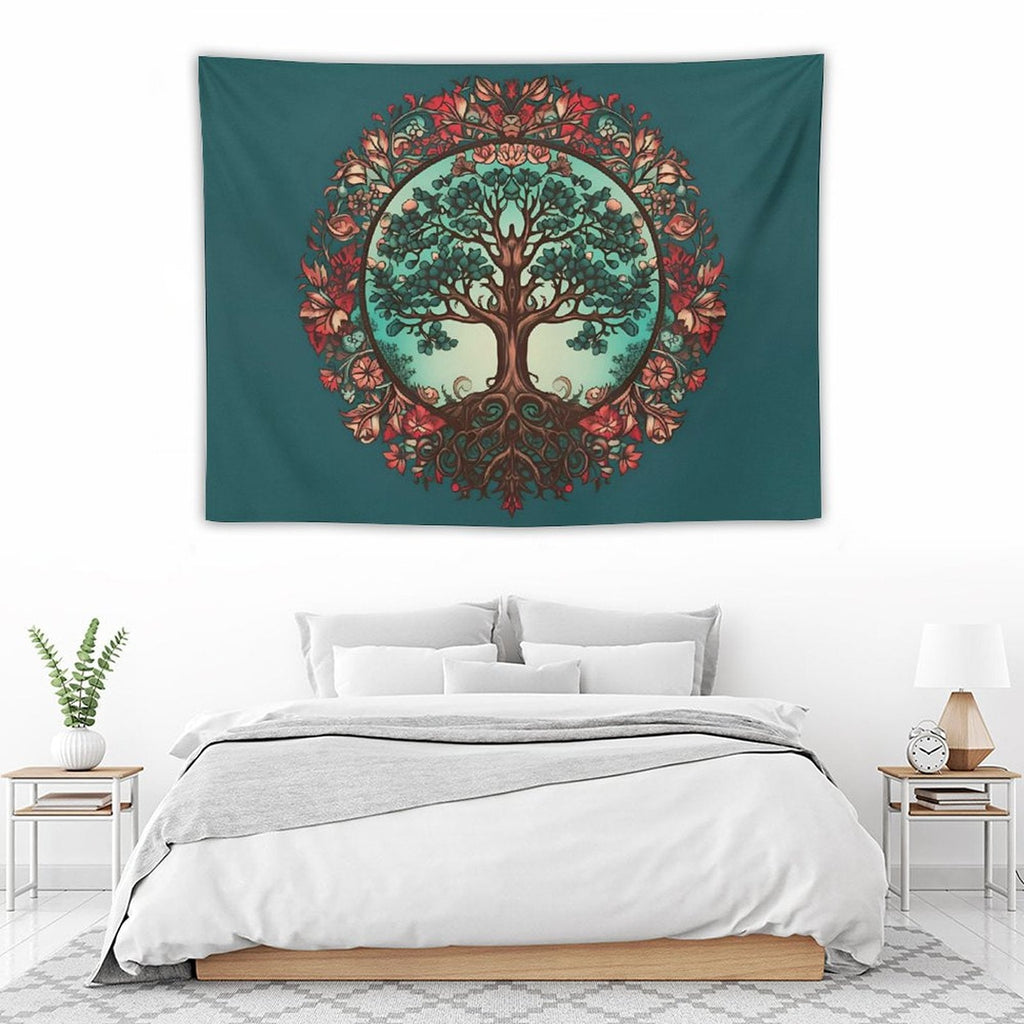 Tapiz de pared de árbol
