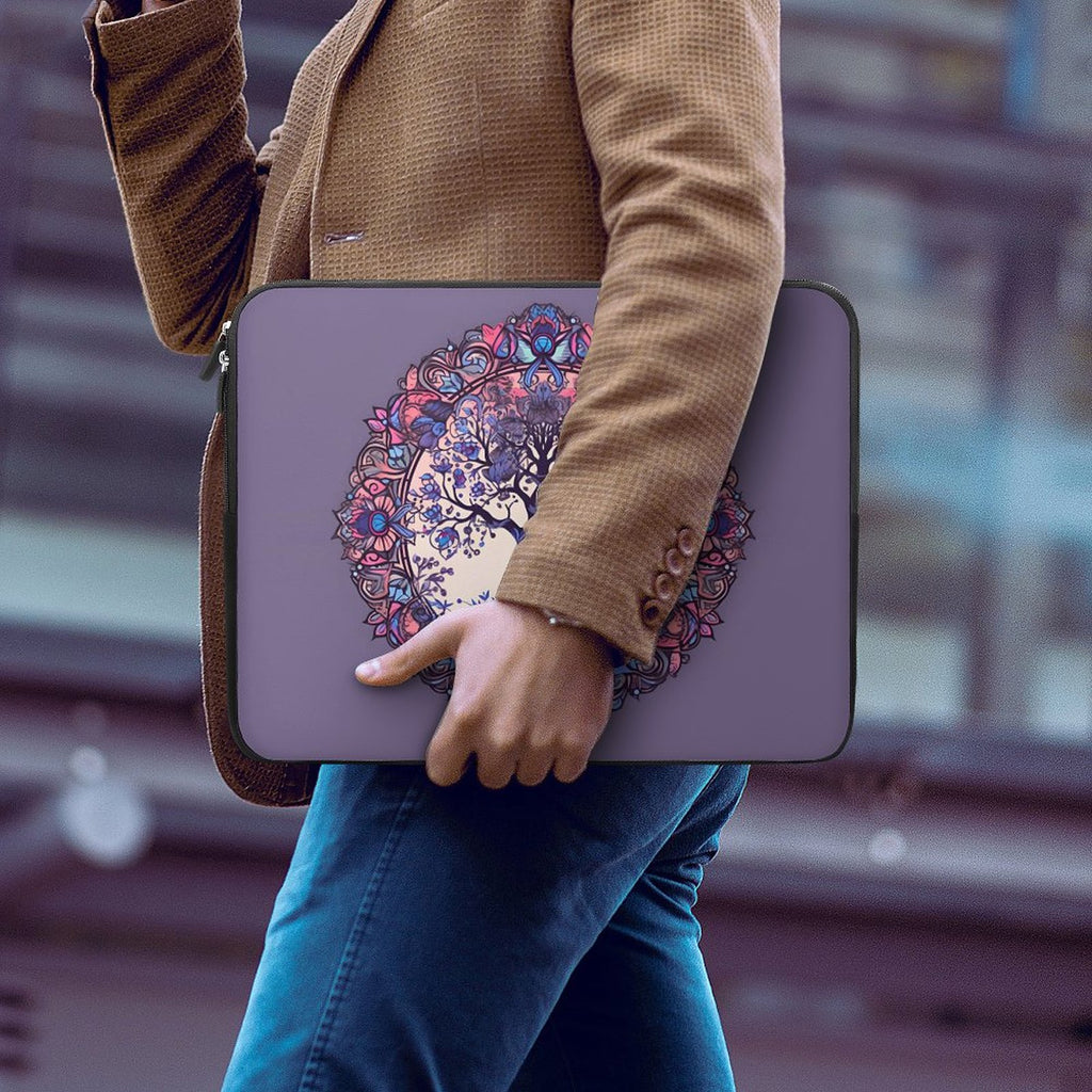 Funda para portátil con diseño de árbol