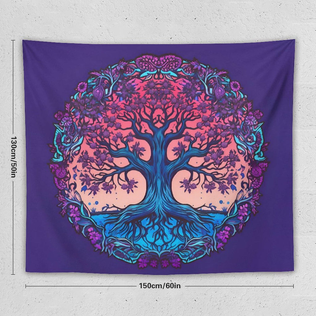 Tapiz de pared de árbol