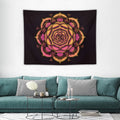 Tapiz de pared de rosas