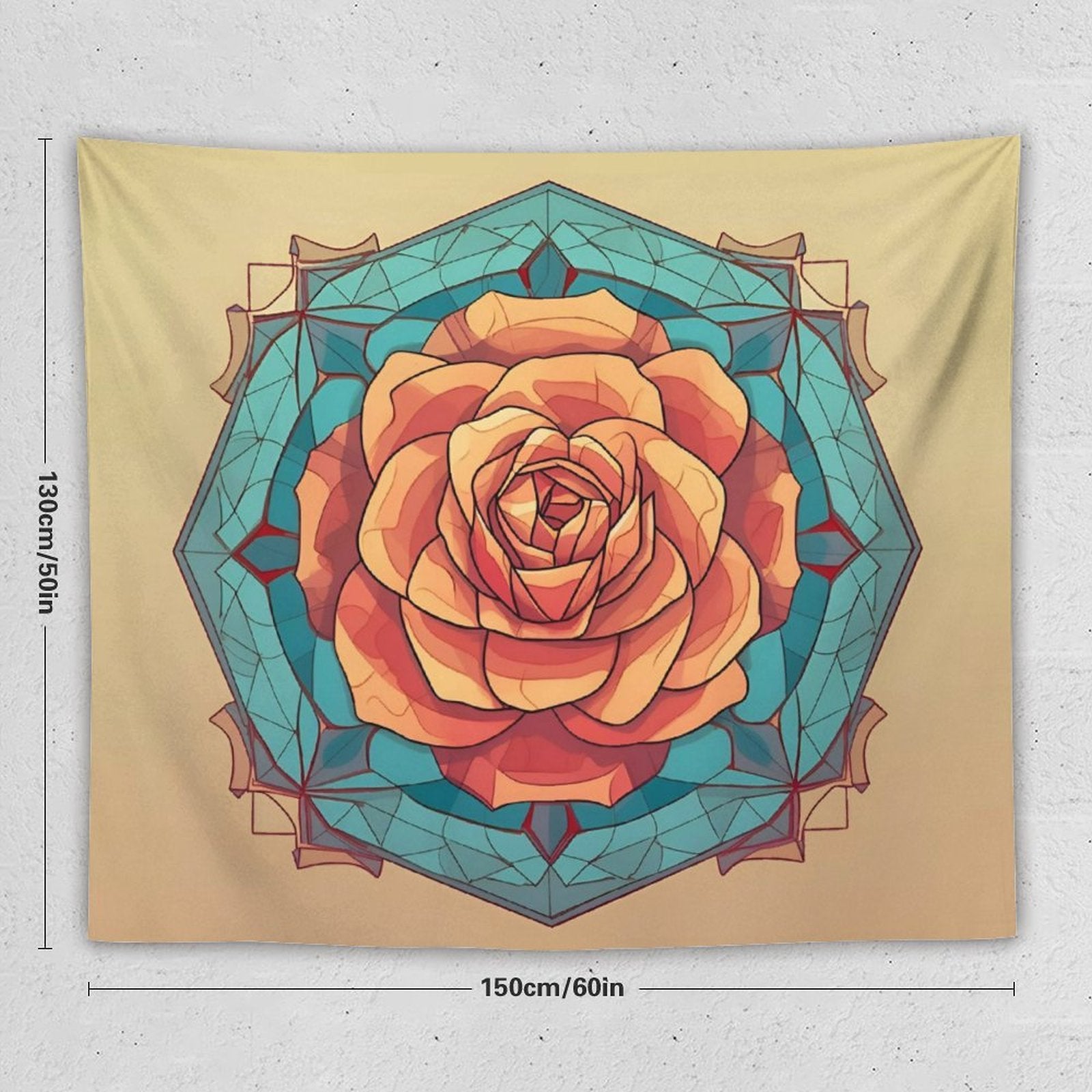 Rose Wall Tapestry