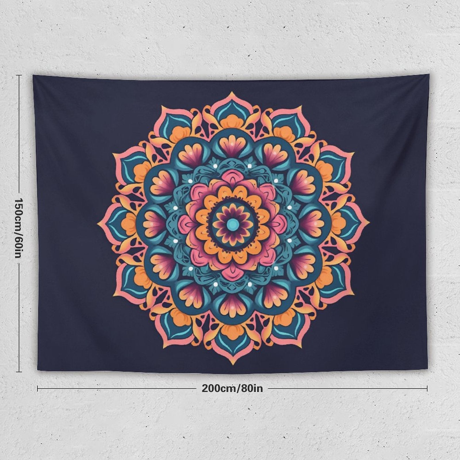 Tapiz de pared de flores