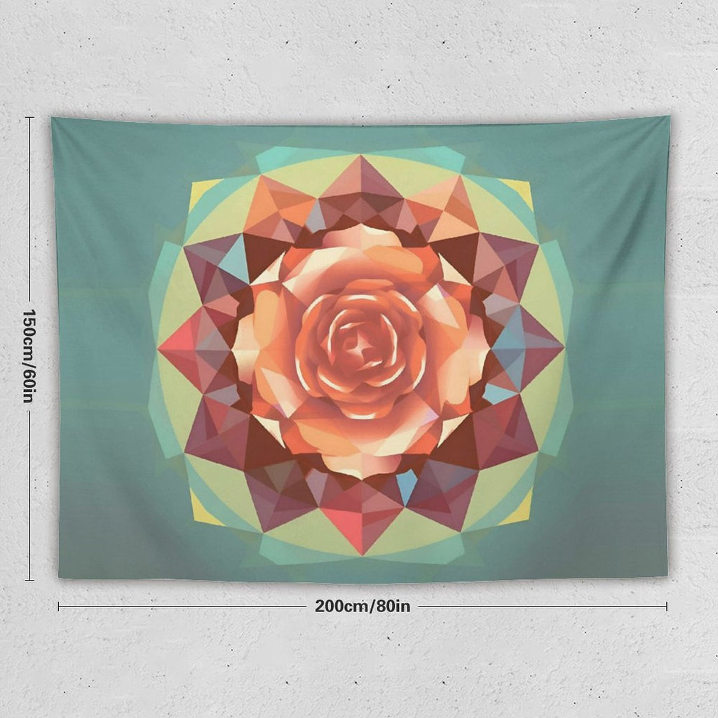 Tapiz de pared de rosas