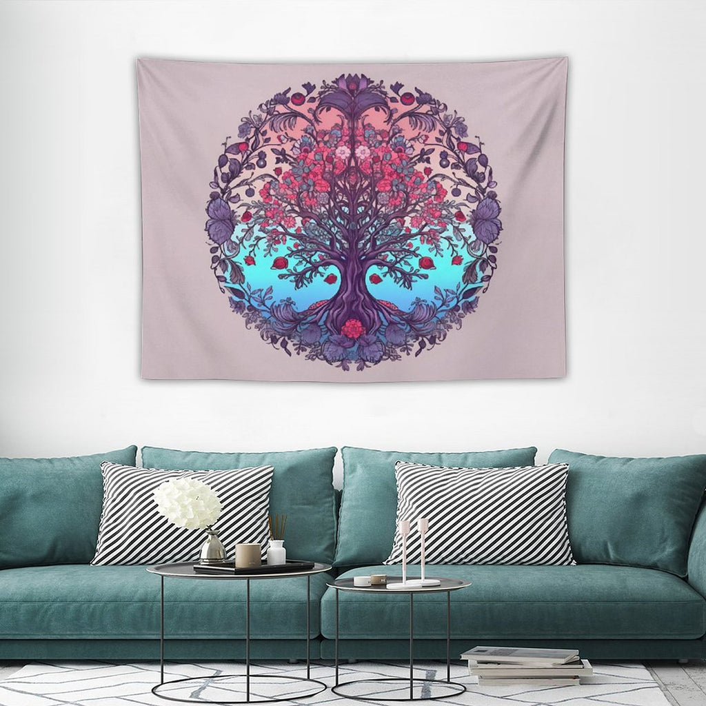 Tapiz de pared de árbol