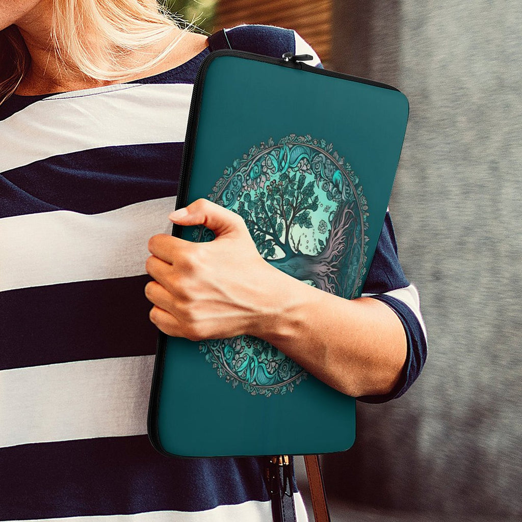 Funda para portátil con diseño de árbol