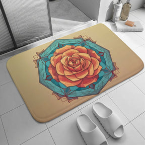 Rose Coral Velvet Rug