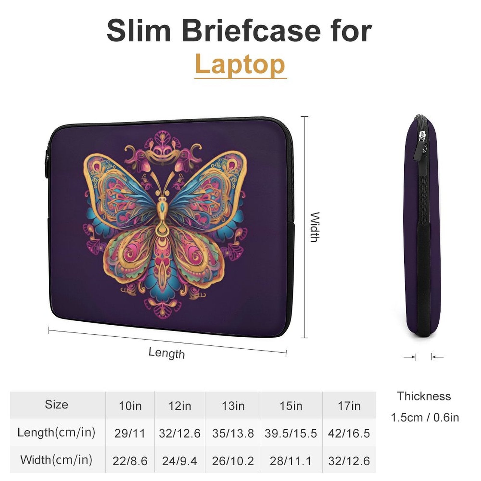 Butterfly Laptop Sleeve