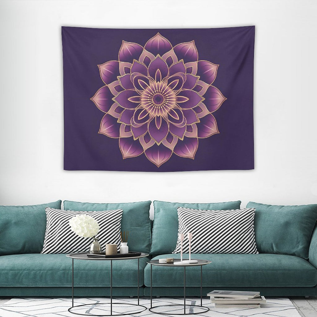 Tapiz de pared de loto