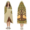 Manta con capucha de árbol