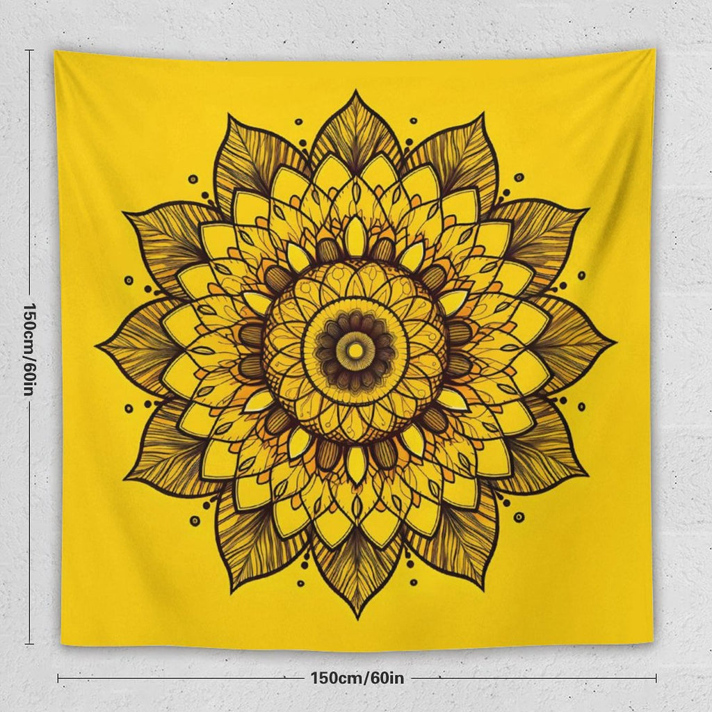 Tapiz de pared de girasoles