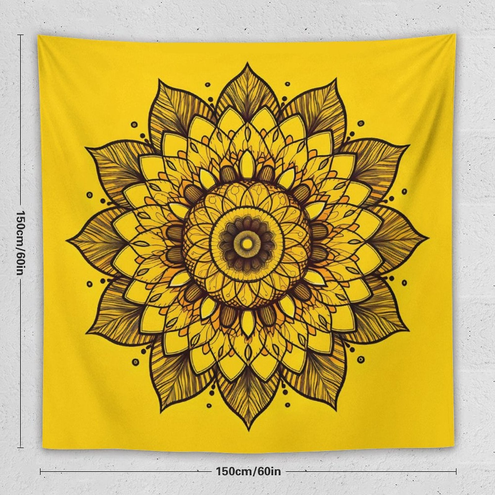 Tapiz de pared de girasoles