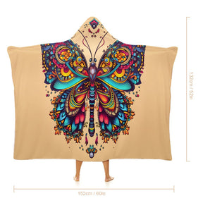 Butterfly Hooded Blanket