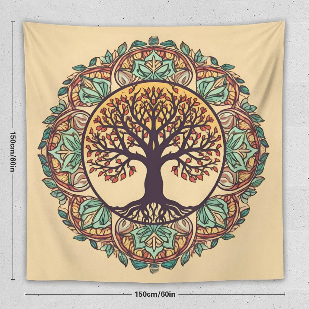 Tapiz de pared de árbol