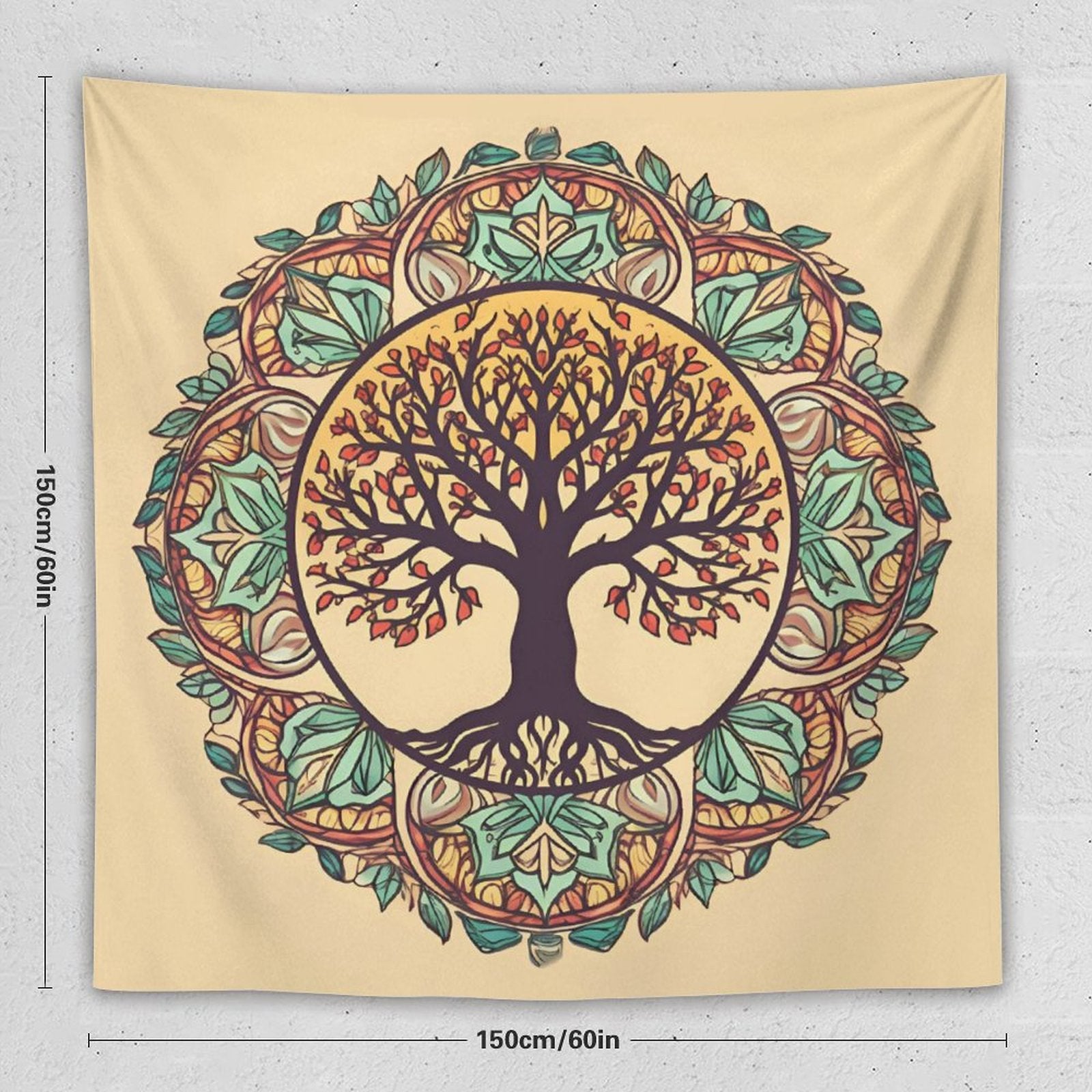 Tapiz de pared de árbol