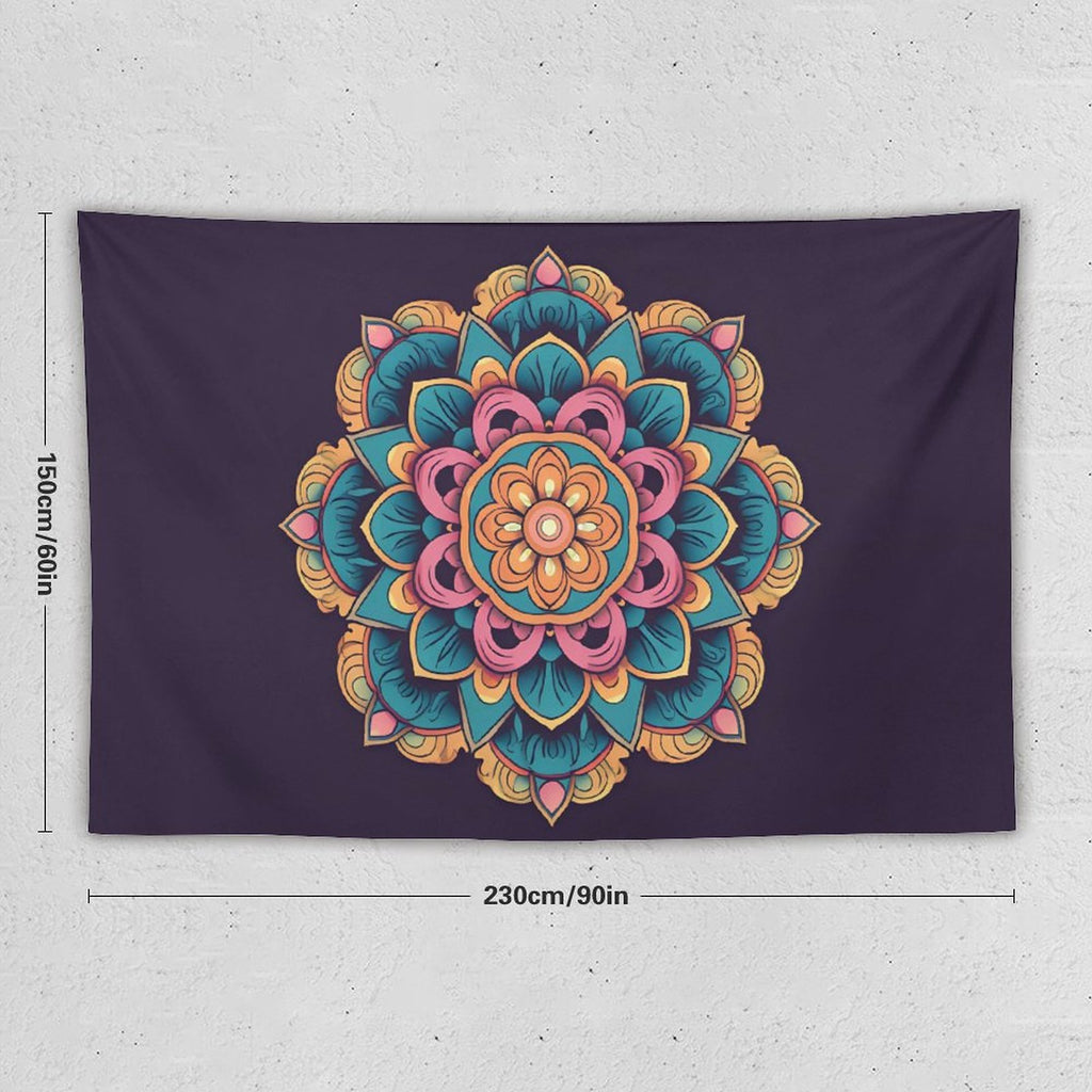 Tapiz de pared de flores
