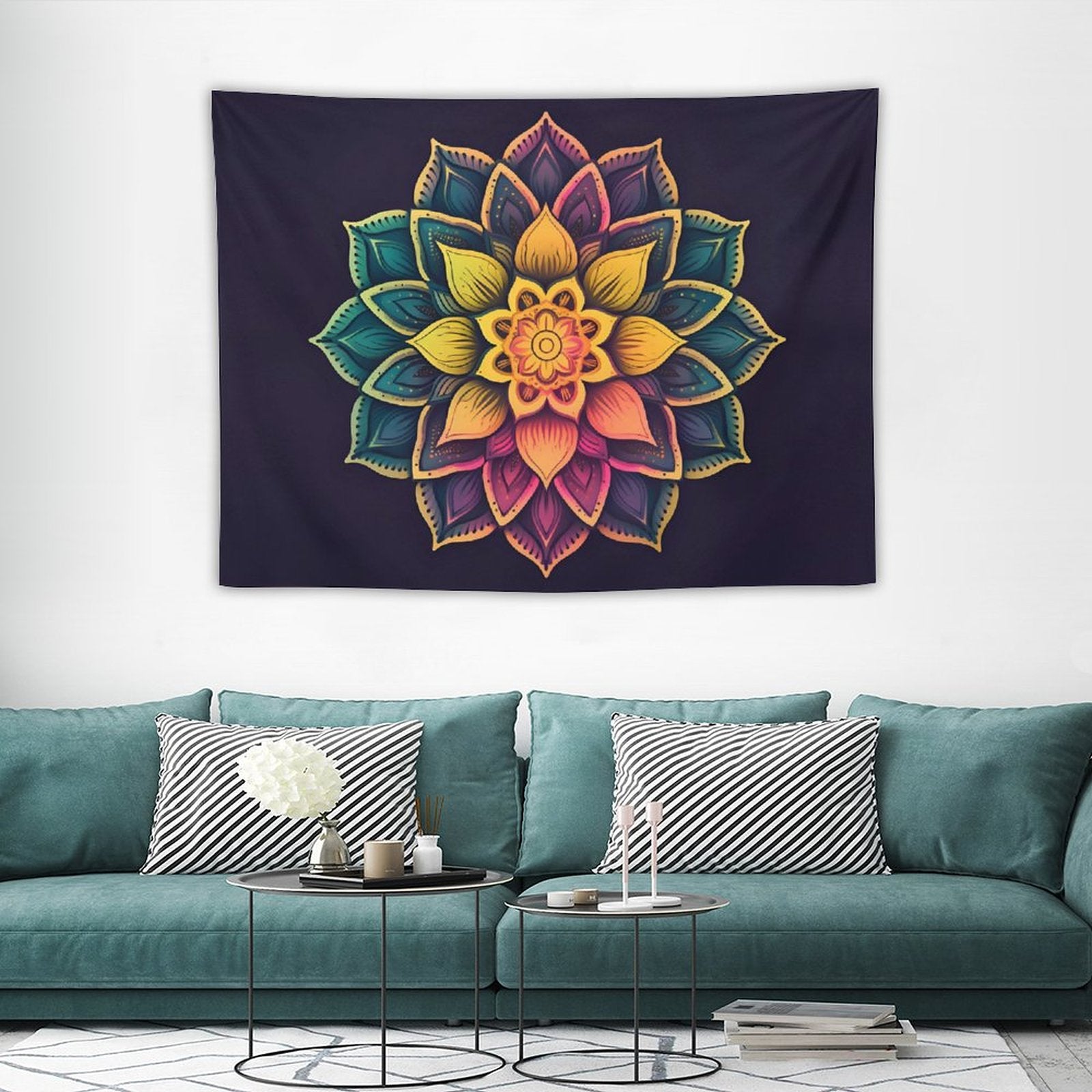 Tapiz de pared de loto