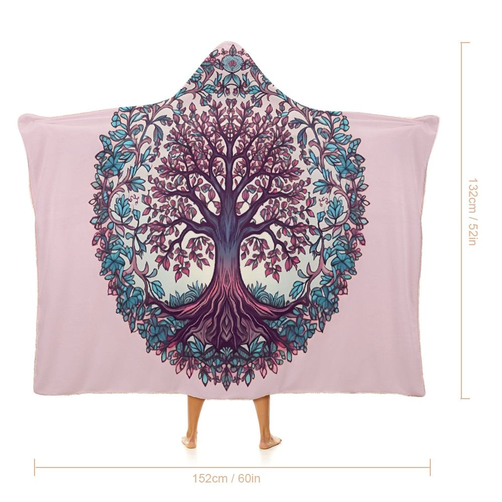 Tree Hooded Blanket