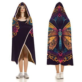 Butterfly Hooded Blanket