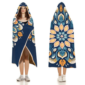 Flower Hooded Blanket