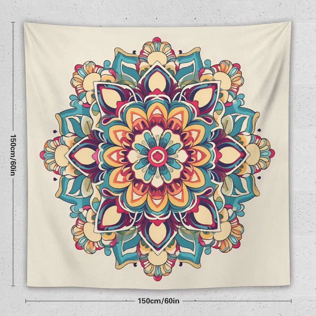 Tapiz de pared de flores