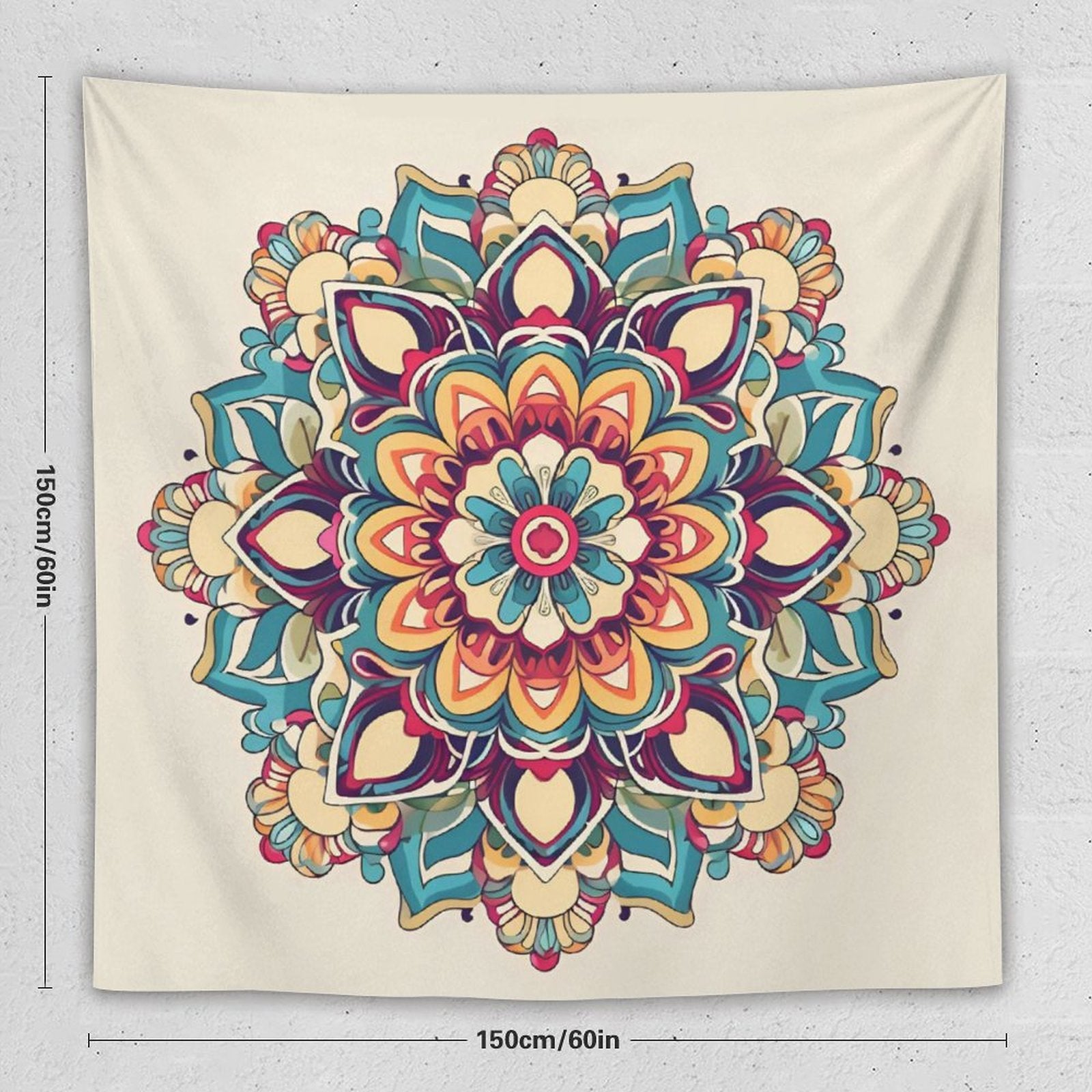 Tapiz de pared de flores