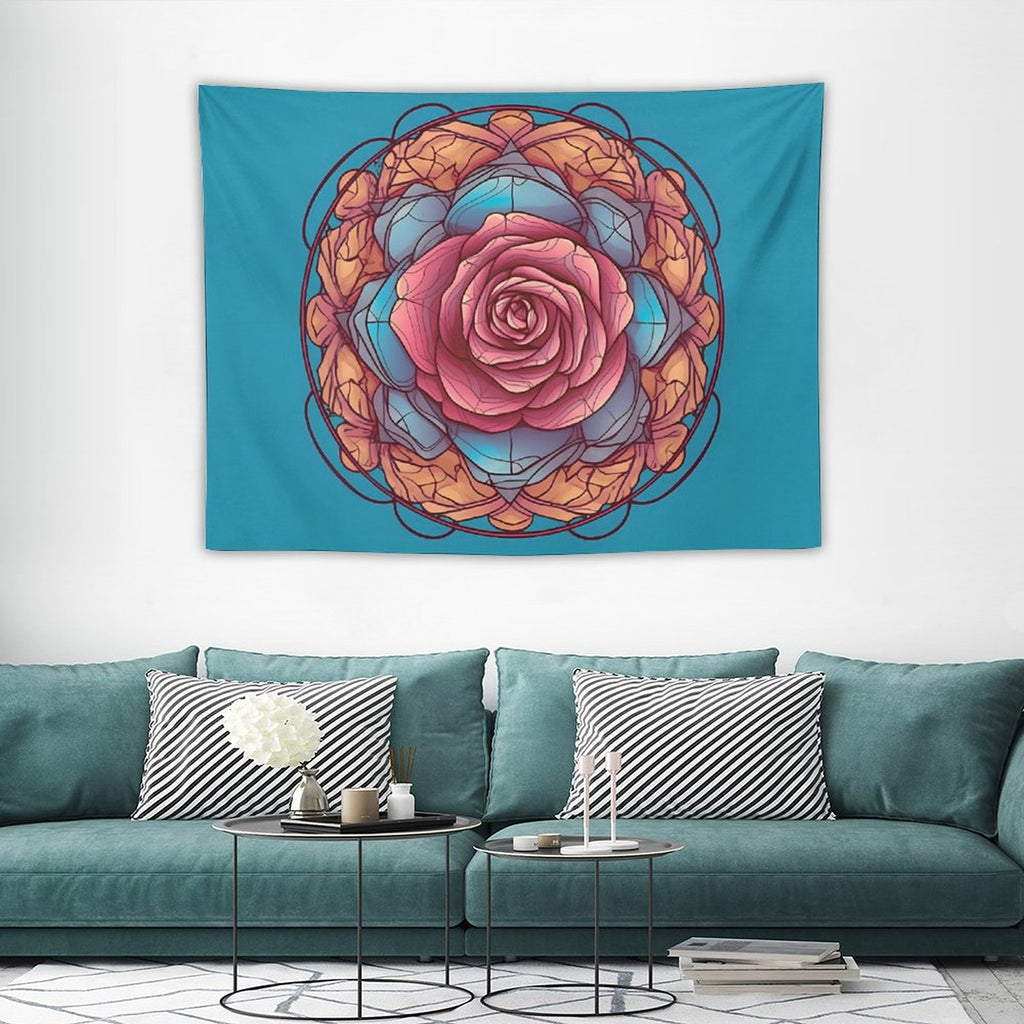 Tapiz de pared de rosas