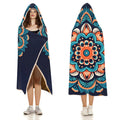 Flower Hooded Blanket