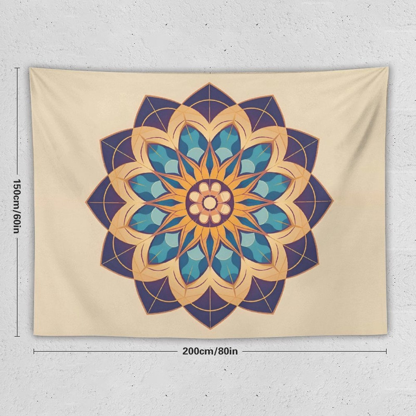 Tapiz de pared de loto