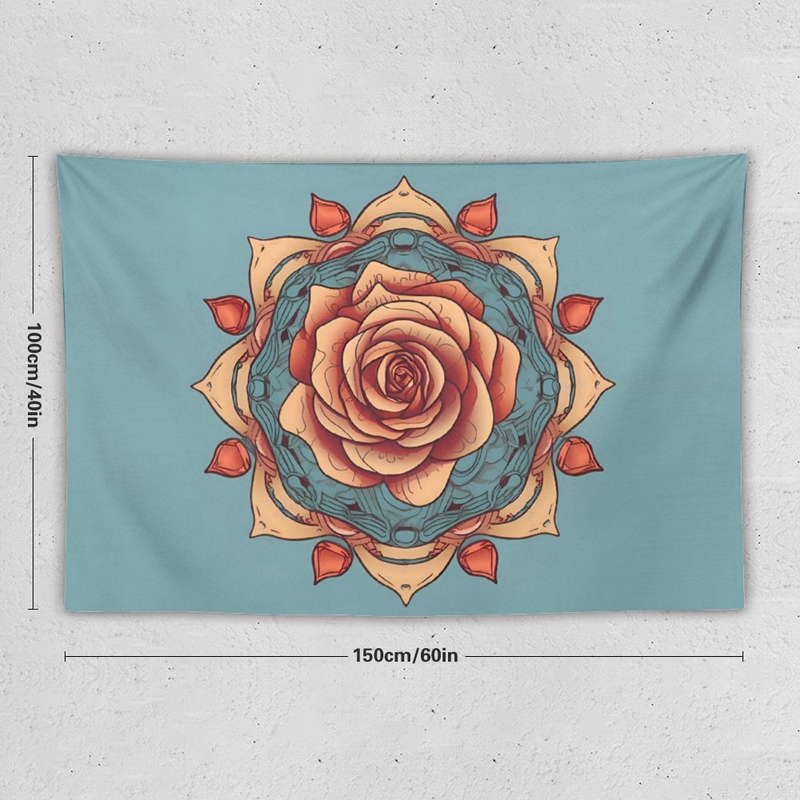 Rose Wall Tapestry