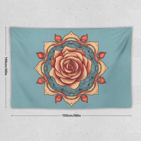 Rose Wall Tapestry