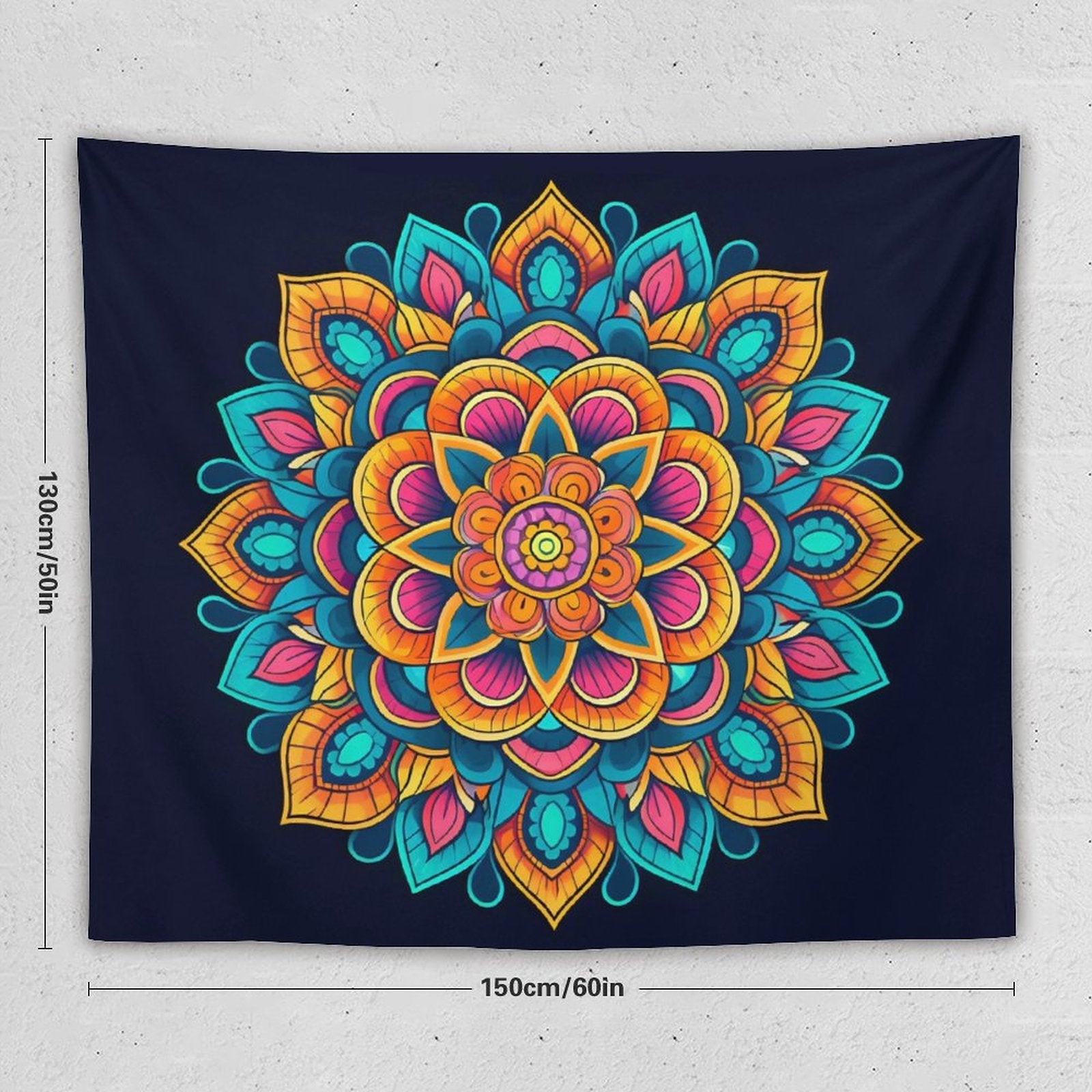 Tapiz de pared de flores