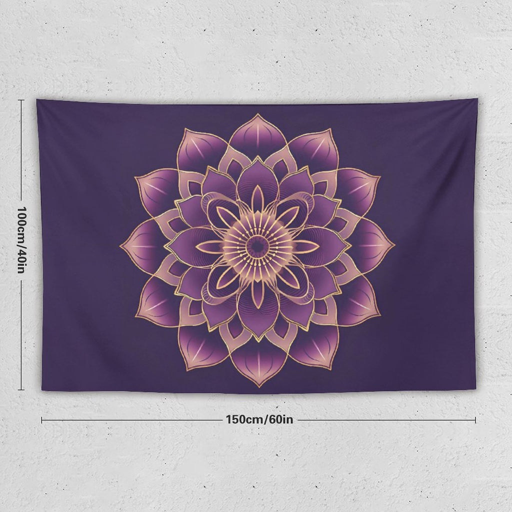 Tapiz de pared de loto