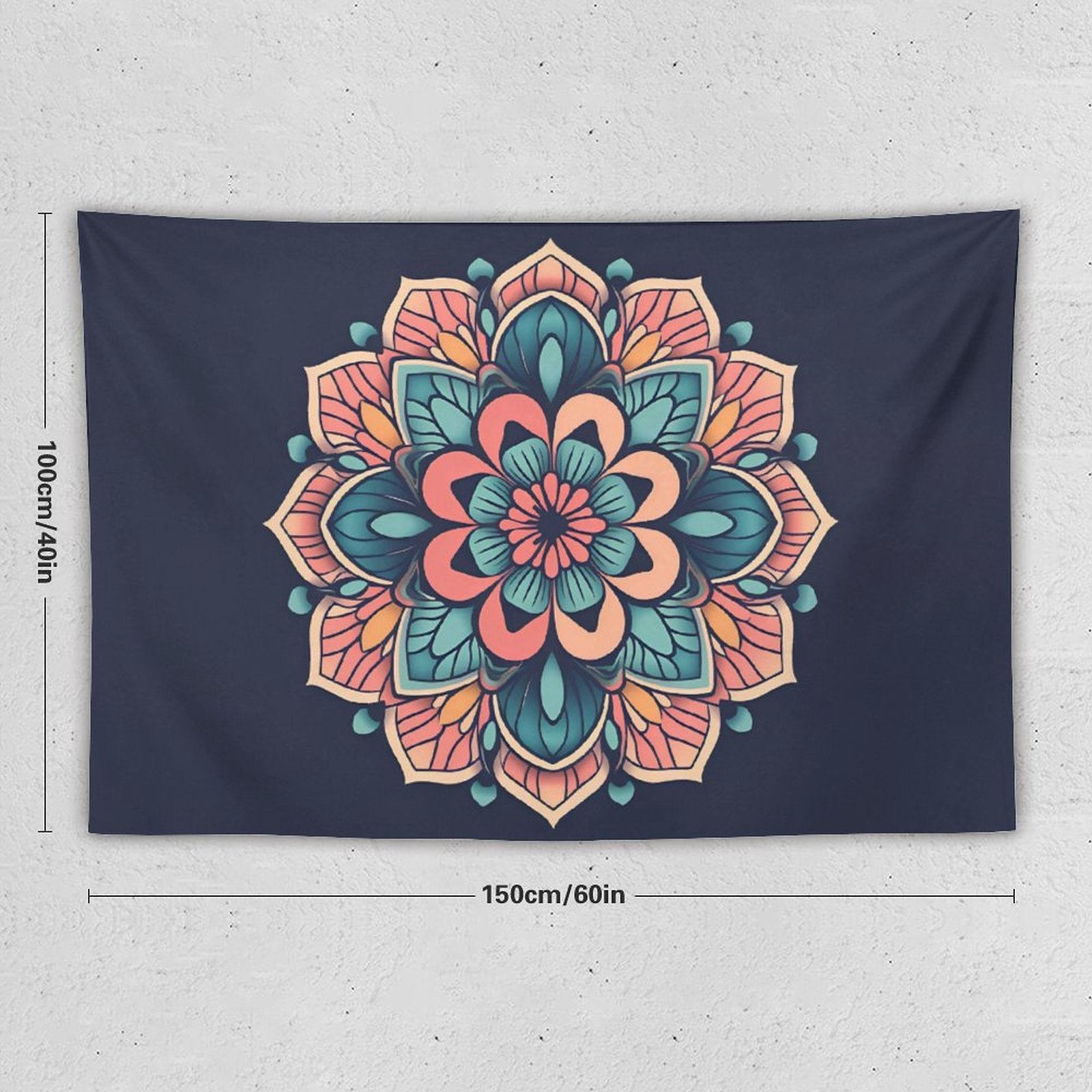 Tapiz de pared de flores