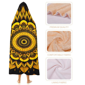 Sunflower Hooded Blanket