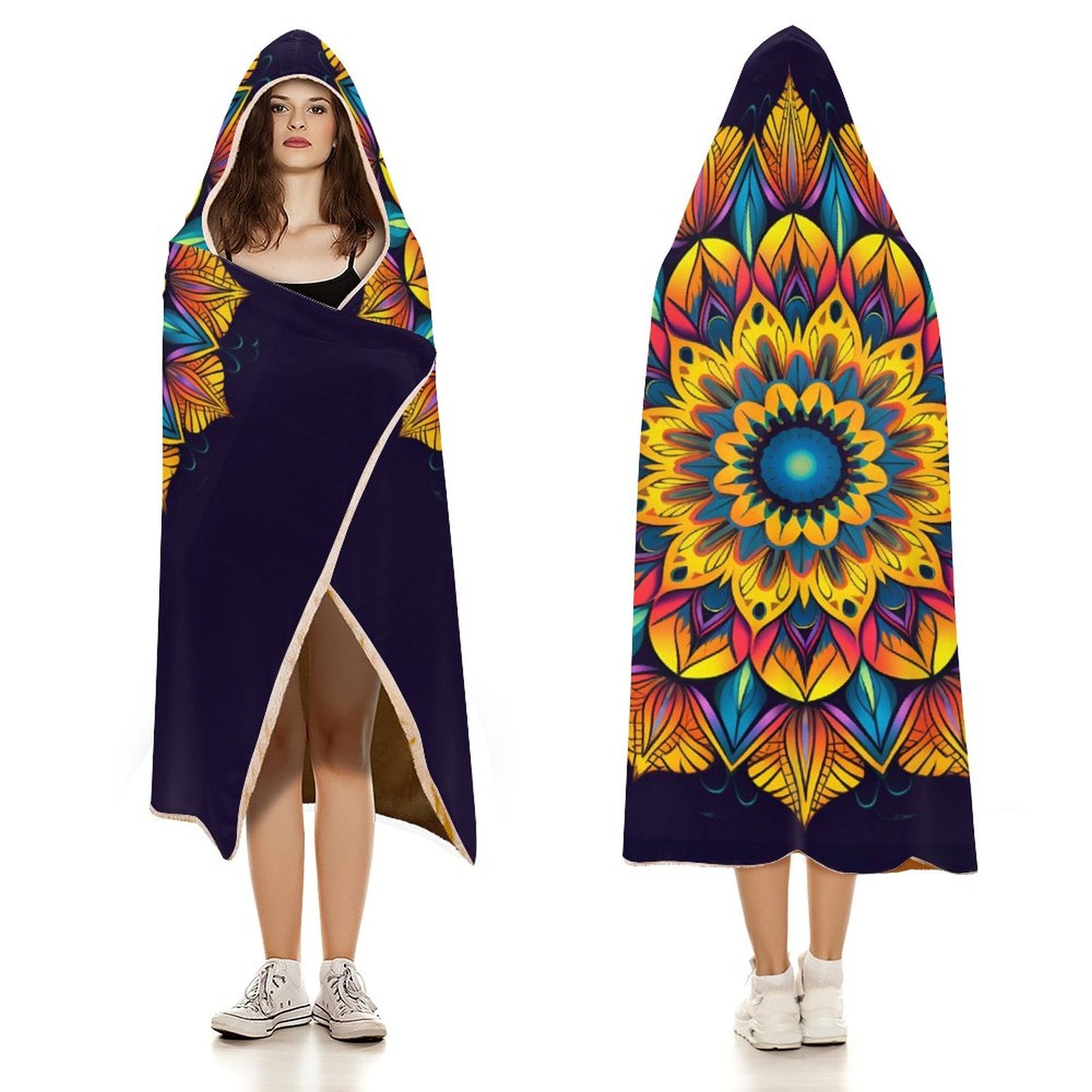 Sunflower Hooded Blanket