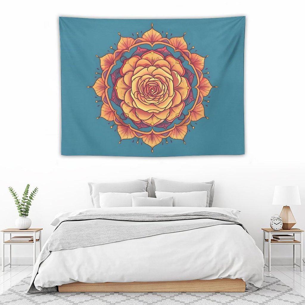 Tapiz de pared de rosas