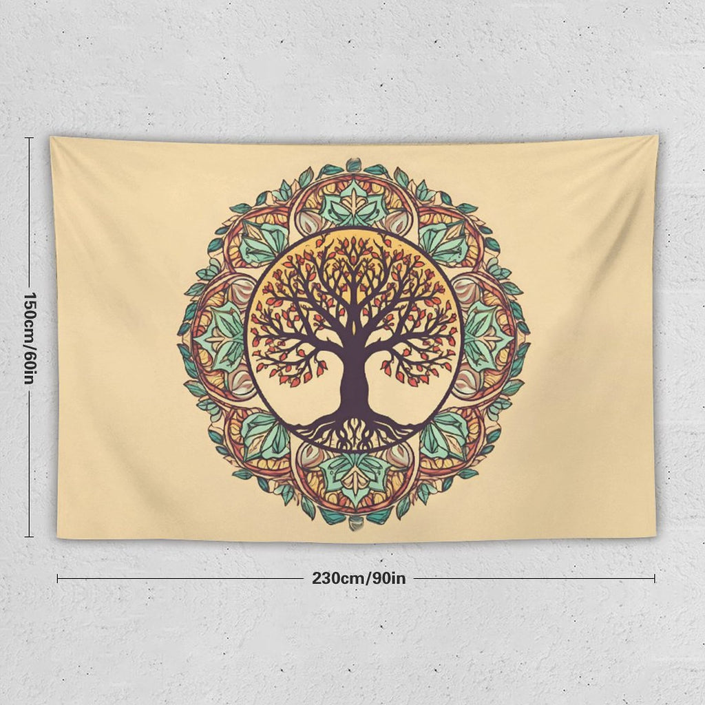 Tapiz de pared de árbol
