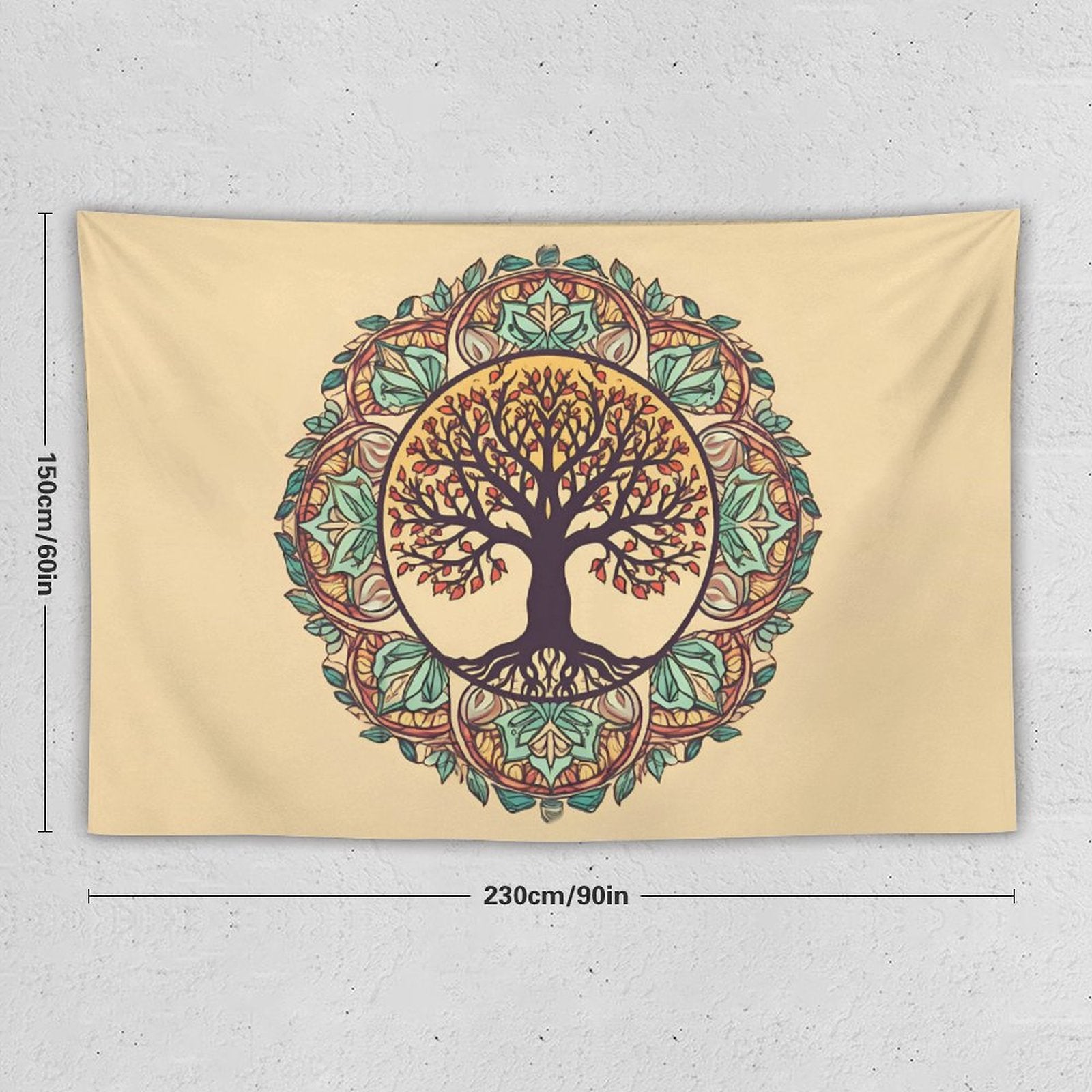 Tapiz de pared de árbol