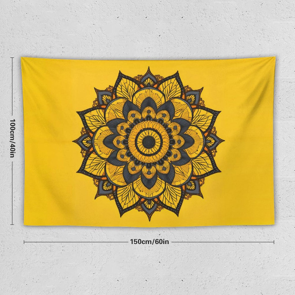 Tapiz de pared de girasoles