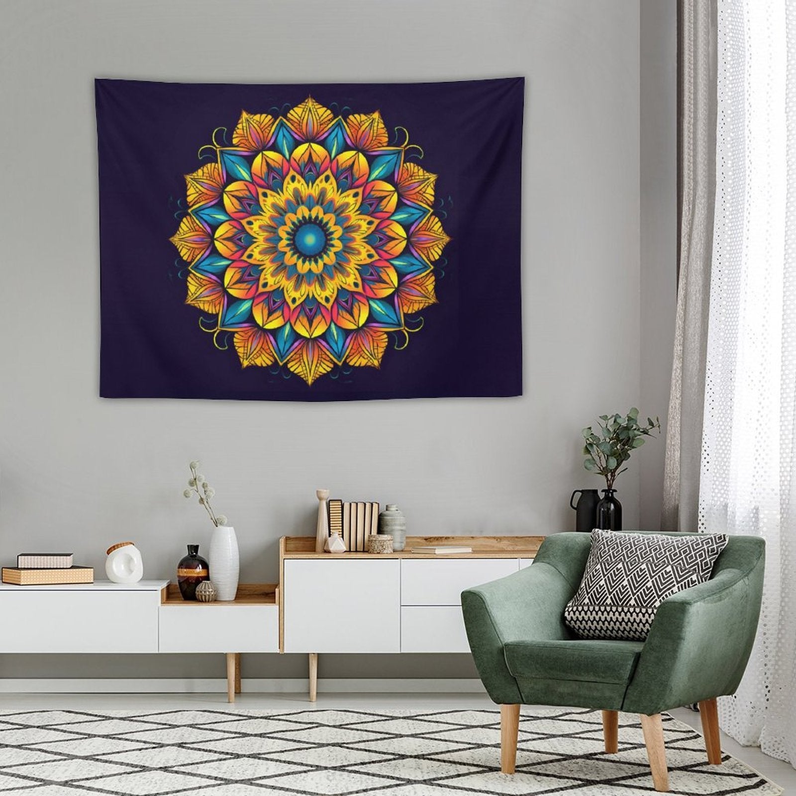 Tapiz de pared de girasoles