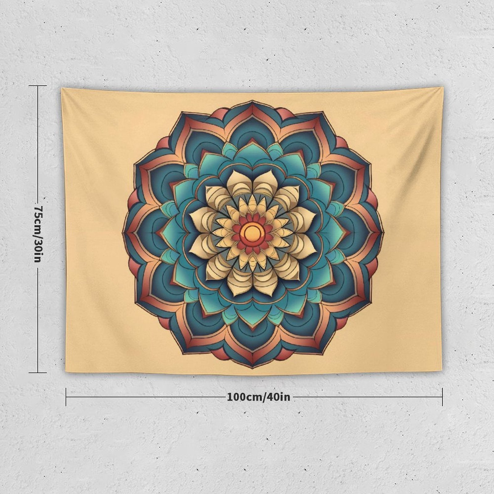 Tapiz de pared de loto